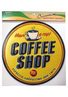 Наклейка декоративная "Винтаж. Cofee Shop" (30x30 см)