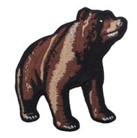 Термоаппликация "Бурый медведь", 7,5x8 см