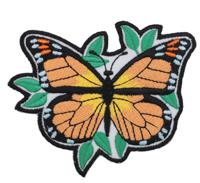 Термоаппликация "Бабочка Монарх", 6,5x8,5 см
