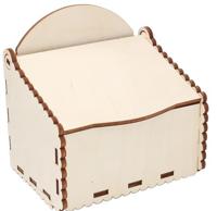Деревянная заготовка "Коробка под специи", 12,5x9x12,5 см, арт. L-1097
