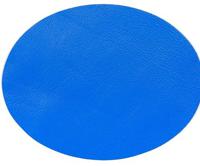 Термоаппликация "Овал средний", цвет: светло-синий, 127x99 мм, 2 штуки (количество товаров в комплекте: 2)