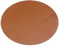 Термоаппликация "Овал средний", цвет: светло-коричневый, 127x99 мм, 2 штуки (количество товаров в комплекте: 2)