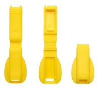 Наконечник "Крокодил", цвет: желтый, 22x12 мм, 100 штук, арт. 502-В (количество товаров в комплекте: 100)