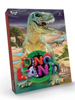 Детская настольная игра 7 в 1 "Игры. Творчество. Опыты. Dino Land"