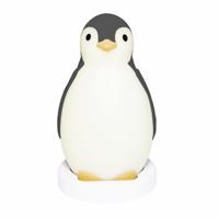 Беспроводная колонка + будильник + ночник ZAZU "Пингвинёнок Пэм", цвет: серый