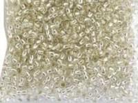 Бисер прозрачный с серебряным центром Preciosa, круглое отверстие, цвет: 78102, 10/0, 500 грамм