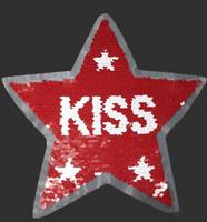 Термоаппликация "Звезда. Kiss", 240x240 мм, арт. ГФ793