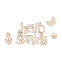 Набор заготовок для декорирования Mr. Carving "Hello Spring", 2x10 см, арт. ВД-704
