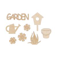 Набор заготовок для декорирования Mr. Carving "Garden", 2x6,5 см, арт. ВД-703