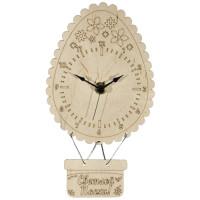 Часы деревянные "Светлой Пасхи"