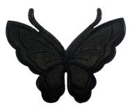 Термоаппликация "Бабочка большая", черный