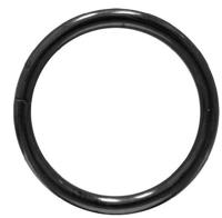 Кольцо декоративное, цвет: черный никель, 30x3,5 мм, 100 штук, арт. 816-008