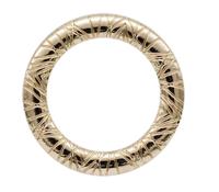 Кольцо декоративное, цвет: золото, 30 мм, 10 штук, арт. НРУ1018