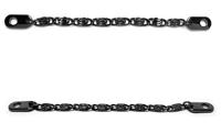 Пришивная вешалка для одежды, цвет: чёрный никель, 110 мм, 10 штук, арт. ГДЖ1517 (количество товаров в комплекте: 10)