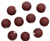 Бусины матовые Астра, цвет: 045 какао, 12 мм, 20 грамм