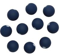 Бусины матовые Астра, цвет: 043 синий, 12 мм, 20 грамм