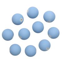 Бусины матовые, цвет: голубой, 12 мм, арт. 7723602