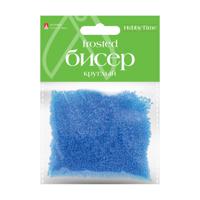 Бисер круглый "Frosted", 2 мм, 60 грамм, цвет голубой, №3