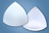 Чашечки треугольные без уступа с наполнением и эффектом "Push-up", цвет: белый, размер 65, арт. FC-72.18 (FC-72.88, 72.78)