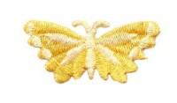 Термоаппликация "Бабочка маленькая", 1,5х4 см (цвет: 6036, желтый), 50 штук, арт. 0411-0903