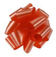 Комплект бантов-шаров из 10 штук, оранжевый, 50 мм