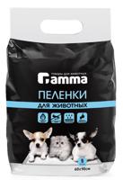 Пеленки для животных "Gamma", 60x90 см (5 штук)
