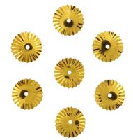 Пайетки рельефные "Астра", цвет: A1 золото, 10 мм, 10 упаковок по 10 грамм (количество товаров в комплекте: 10)