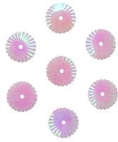 Пайетки рельефные "Астра", цвет: 319 светло-розовый перламутр, 10 мм, 10 упаковок по 10 грамм (количество товаров в комплекте: 10)