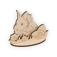 Заготовка для декорирования Mr.Carving "Кролик пасхальный", 10x12,5 см, арт. ВД-530