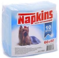 Впитывающие пеленки для собак "Napkins", 60x60 см (10 штук)