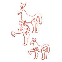 Деревянный мини-пазл 3D "Лошадь", 11,5x7,3x0,3 см, арт. MA1011