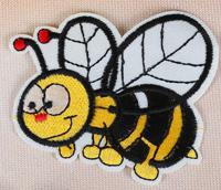 Термоаппликация "Пчела", 7,7x6,3 см, 10 штук, арт. 2612284