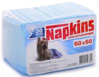 Впитывающие пеленки для собак "Napkins", 60x60 см (30 штук)