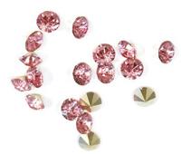 Стразы конусовидные риволи Cristal, цвет 23 розовый, 144 штуки, арт. 7711014