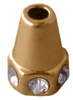 Наконечник "Колокол", цвет: золото, 14x12 мм, 20 штук, арт. ГСХ6104