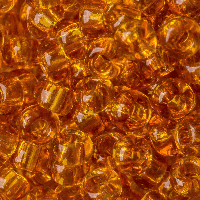 Бисер Preciosa "Чарiвна Мить", 10/0, цвет: оранжевый, прозрачный (10070), 50 г