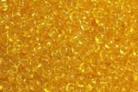 Бисер прозрачный solgel, круглое отверстие, размер 10/0, цвет: 01181 желтый, 500 грамм