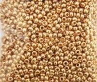 Бисер Preciosa, круглое отверстие, размер 10/0, цвет: 18184 золото, 500 грамм, арт. 331-19001-10/0