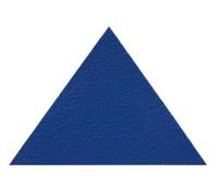 Термоаппликация "Треугольник", сторона 5 см, цвет: синий