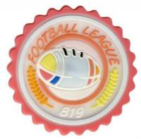 Нашивка "Futbol league", 10 штук, арт. 0172-0007