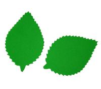 Заготовка из фоамирана "Лист пильчатый", 5x7 см, 10 штук, зелёный