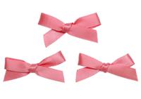 Бантик пришивной, 1,3 см, цвет: розовый, 20 штук, арт. AS19-02