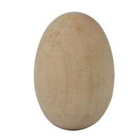 Деревянная заготовка "Яйцо", 4 штуки, 4x2,5 см
