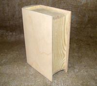 Деревянная заготовка "Книга малая", 12x5,5x16 см