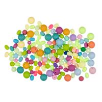 Бусины пластиковые "Zlatka" MIX, 100±5 г, цвет: ассорти, арт. ABW