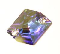 Нашивные кристаллы Swarovski, 20x16 мм, кристалл с эффектом, цвет: crystal AB,арт. 3265/E
