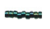 Бисер "TOHO" BUGLE №6, 500 г, цвет: 0508 оливковый/меланж, 9 мм
