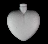 Заготовка для декорирования из пенопласта "Сердце" (подвеска), 6,5x6 см
