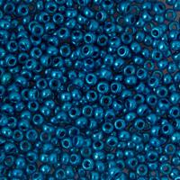 Бисер круглый 6 10/0 "Gamma", 50 грамм, цвет: F652 синий/металлик (18336)