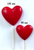 Заготовка из пенопласта "Сердце", красный, 95 мм